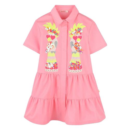 Billieblush Short Sleeve T-Shirt Dress 3-6Y